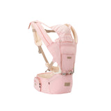 Adjustable Ergonomic Infant Baby Carrier With Hip Seat Stool Wrap Sling Backpack - 45-Degree Angle
