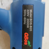2000W Electric Heat Gun Hot Air W/9 Nozzles Heating Tool - Rear View