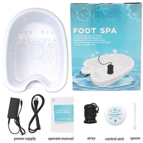 Ion Ionic Detox Foot Bath Spa Machine Tub Array Cell Cleanse for Health Tool Set
