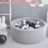 90x30cm Ocean Ball Play Pit Soft Baby Kids Paddling Foam Pool Child Barrier Toy - 45-Degree Angle
