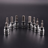9pcs Allen Key Sockets Hex Bit Socket Set 3/8 Drive Drill Metric Tools 2-10mm