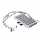 New 125ml Motorcycle Oil Cooler Cooling Radiator Kit For Honda CB CG 100CC-250CC - Top-Down View
