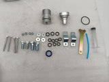 New 125ml Motorcycle Oil Cooler Cooling Radiator Kit For Honda CB CG 100CC-250CC - Low Angle