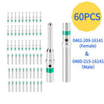 30 pairs Silver solid pin FOR Deutsch DT Series solid pin Connector Male & Female
