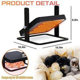 40 degrees celsius to 70 degrees celsius Adjustable Chick Brooder Heating Plate Chicken Coop Duck Poultry Brooder - Side View