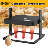 40 degrees celsius to 70 degrees celsius Adjustable Chick Brooder Heating Plate Chicken Coop Duck Poultry Brooder - Top-Down View
