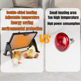 Chick Brooder Heating Plate Chicken Coop Heater Dual-Sided Duck Poultry Brooder - 45-Degree Angle