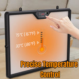 Chick Brooder Heating Plate Chicken Coop Heater Dual-Sided Duck Poultry Brooder - Rear View