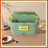 75W Electric Lunch Box Food Warmer Heater 1.8L Portable Leak Proof Car Home AU - Front View