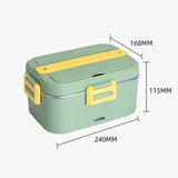 75W Electric Lunch Box Food Warmer Heater 1.8L Portable Leak Proof Car Home AU - Extra Image