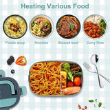 Electric Lunch Box Food Warmer Portable Leakproof Food Heater Car Home Picnic - Extra Image