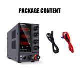 30V 6A DC Bench Power Supply Precision Variable 4 Digital Adjustable Lab Test AU - Rear View