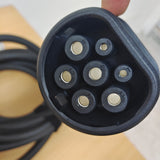 7kW 1 Phases EV Charging Station Touch Wallbox with App Control Vehicle Charger - Top-Down View