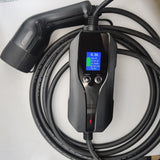 Timing function UPF Adjustable Portable EV Charger TYPE 2 8A/10A/15A Type 2 - Top-Down View