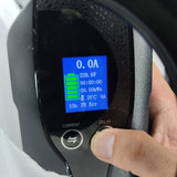 Timing function UPF Adjustable Portable EV Charger TYPE 2 8A/10A/15A Type 2 - Close-Up Angle