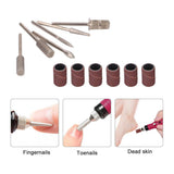 Electric Nail Drill Bits 12File Tool Kit Machine Acrylic Manicure Art Pen Shaper - Front View