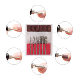 Electric Nail Drill Bits 12File Tool Kit Machine Acrylic Manicure Art Pen Shaper - Side View
