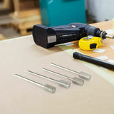 20pcs Diamond Grinding Heads Mini Drill Burrs Bit Set 3mm Shank for Rotary Tool - Front View