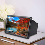 12-Inch Portable HD Smartphone Screen Enlarger with Adjustable Stand – 3D Video Enhancer for Superior Viewing Experience - Side View