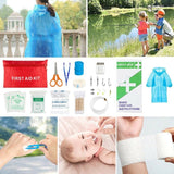 Tactical Emergency Survival Kit Outdoor Sports Hiking Camping SOS Tool Equipment - 45-Degree Angle