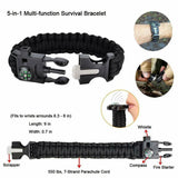 Tactical Emergency Survival Kit Outdoor Sports Hiking Camping SOS Tool Equipment - Low Angle