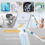 Electric Cordless Spin Scrubber Super Power Scrubber Turbo Scrub Clean Brush - Low Angle