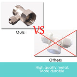 Toilet Bidet Seat Hygiene Water Wash Clean Unisex Easy Attachment Dual Nozzles - Low Angle