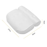 3D Spa Mesh Bath Pillow Neck Back Support Bathtub Tub Cushions - Front View