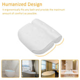3D Spa Mesh Bath Pillow Neck Back Support Bathtub Tub Cushions - Top-Down View