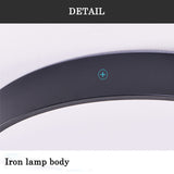 30CM LED Ceiling Light Modern Surface Mount Flush Panel Downlight Ultra-thin - Close-Up Angle