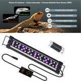 30cm Adjustable Reptile 5.0UVA UVB Lamps LED Light for Reptile Tanks Pet Lighting System - Front View