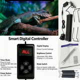 40cm Adjustable Reptile 5.0UVA UVB Lamps LED Light for Reptile Tanks Pet Lighting System - Side View