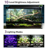 40cm Adjustable Reptile 5.0UVA UVB Lamps LED Light for Reptile Tanks Pet Lighting System - Rear View