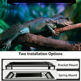 30cm Adjustable Reptile 10.0UVA UVB Lamps LED Light for Reptile Tanks Pet Lighting System - Top-Down View