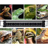 30cm Adjustable Reptile 10.0UVA UVB Lamps LED Light for Reptile Tanks Pet Lighting System - 45-Degree Angle