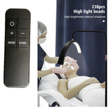 Beauty Half Moon Floor Fill Lamp LED Lash Light for Tattoo Salon Eyelash Makeup - Close-Up Angle