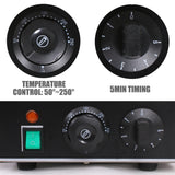 Commercial Electric Egg Puff Bubble Cake Waffle Egg Maker Machine Nonstick - Close-Up Angle