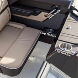 4PCS Stainless Drink Cup Holder Insert for Boat/Car/Truck RV/Camper/Yacht/Sofa - Close-Up Angle
