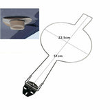Car Hat Holder Saver Spring Steel Hat Load Cover Riding Helmet Cowboy Hat - Front View