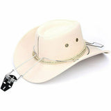 Car Hat Holder Saver Spring Steel Hat Load Cover Riding Helmet Cowboy Hat - Top-Down View