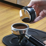 Coffee Distributor & Tamper, Dual Head Coffee Leveler Fits for 53mm Breville - Side View
