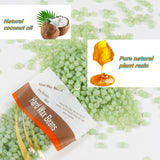6x100g Hard Wax Beans Remover With 20 Wooden Sticks - 45-Degree Angle