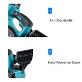 12inch Cordless Electric Chainsaw + 2 Battery 2 Chain Brushless Wood Cutter Saw