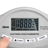 Digital Dynamometer Hand Grip Strength Muscle Tester Electronic Power Measure - Top-Down View