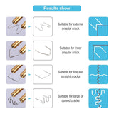 2200PCS Plastic Welder Garage Tool Hot Staple Staplers Bumper Repair Welding Kit - Front View
