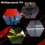 2200PCS Plastic Welder Garage Tool Hot Staple Staplers Bumper Repair Welding Kit - Top-Down View