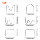 2200PCS Plastic Welder Garage Tool Hot Staple Staplers Bumper Repair Welding Kit - Rear View