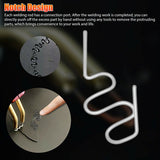 2200PCS Plastic Welder Garage Tool Hot Staple Staplers Bumper Repair Welding Kit - Close-Up Angle