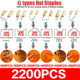 200W 🔥Plastic Welding Machine Kit  Stapler Welder Garage Tool Repair Car Bumper - Side View