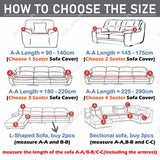 4 Sofa Covers Seater High Stretch Lounge Slipcover Protector Couch Cover - Side View